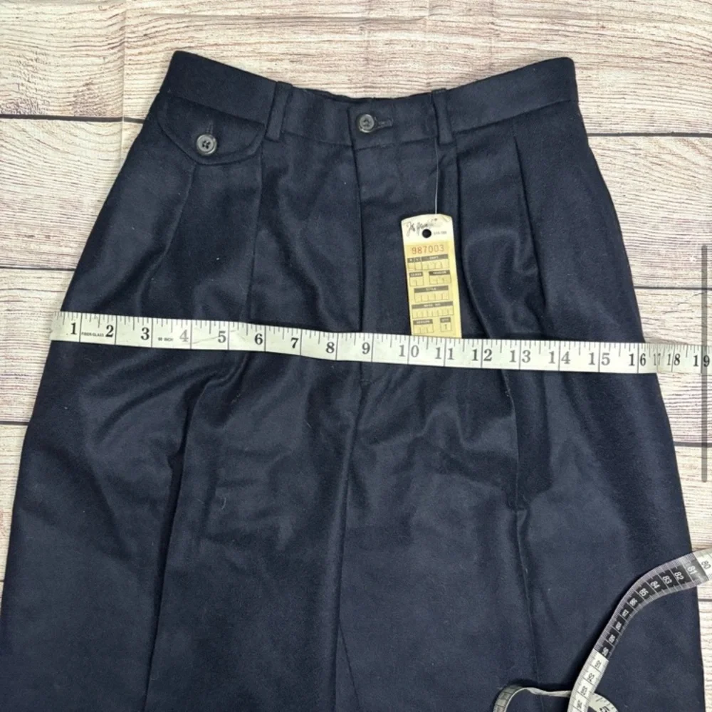 Ralph Lauren navy blue Dress Pants Tailored Wool-Blend - Picture 3 of 8